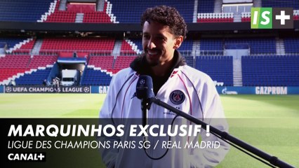 Entretien exclusif avec Marquinhos - Ligue des Champions Paris SG / Real Madrid