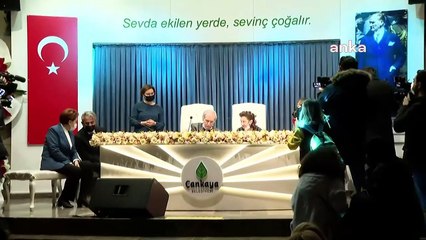 Akşener, huzurevinde yaşayan çiftin nikah şahidi oldu; ''Çok özel bir nikaha tanıklık ettim ben''