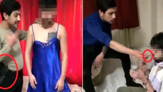 Rehin aldıkları 2 gence işkence edip, gecelik giydiren çete tutuklandı