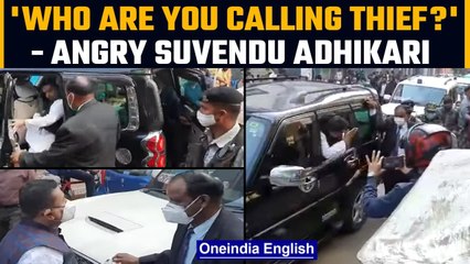 WB: Suvendu Adhikari approaches protesting students near Kolkata’s Asutosh College | Oneindia News