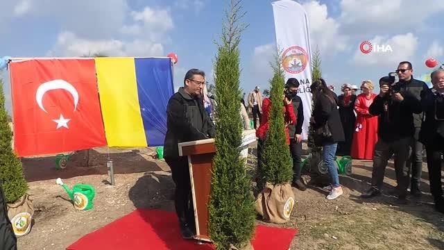 Türkiye-Ukrayna Dostluk Ormanı'na ilk fidanlar dikildi