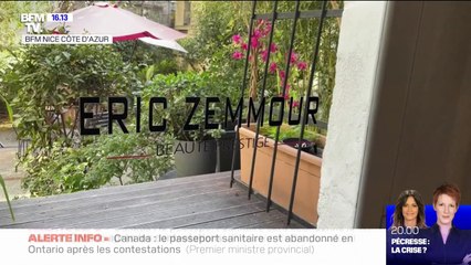 À Nice, la vitrine d'un salon de coiffure portant le nom "Éric Zemmour" vandalisée