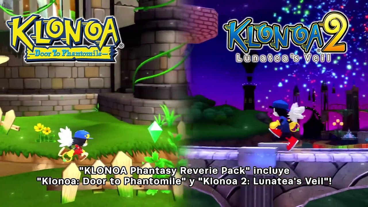 Tráiler de anuncio de Klonoa Phantasy Reverie Series, un remaster de los videojuegos originales