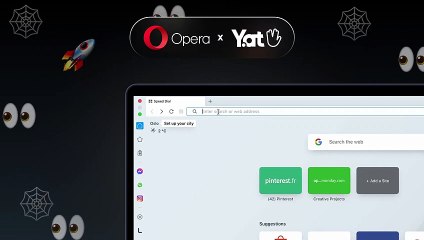 Emoji based web-addresses by Yat available in the Opera browser