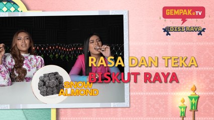 Cabaran Gempak : Teka Biskut Raya, Boleh Rasa Tapi Tak Boleh Tengok | Gempak TV Edisi Raya