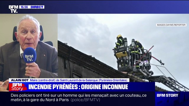 Incendie à Saint-Laurent-de-la-Salanque: Alain Got, maire de la commune, évoque des riverains traumatisés