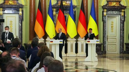 Scholz sublinha apoio à Ucrânia