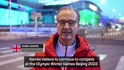 IOC announce Valieva won't have a medal ceremony