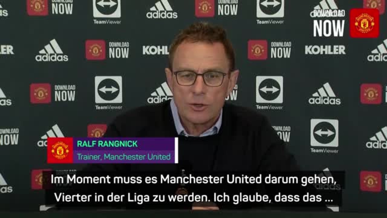 Rangnick erklärt: “Unser Ziel muss Platz vier sein”