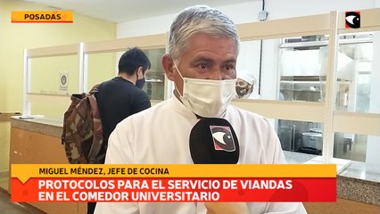 Protocolos para el servicio de viandas en el comedor universitario