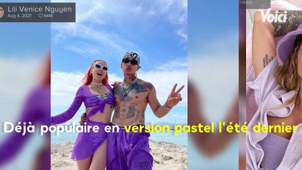 VOICI Mode : le violet c'est la tendance couleur de 2022 (1)