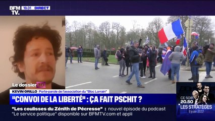 "Convoi de la liberté": "On n'était pas sur une reproduction d'Ottawa", déclare Kevin Grillo, porte-parole de l'association "Bloc Lorrain"