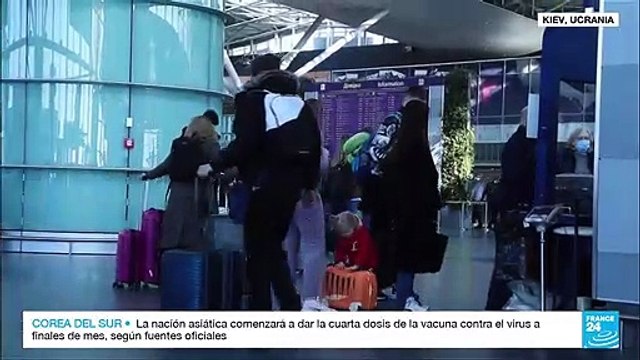 Decenas de expatriados en Ucrania se preparan para regresar a sus países de origen