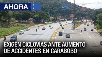 Exigen ciclovías ante aumento de accidentes en #Carabobo - #14Feb - Ahora