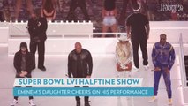 Eminem's Daughter Hailie Jade Supports Dad's Halftime Performance at Super Bowl