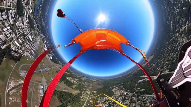 Skydiver Double Parachute Malfunction