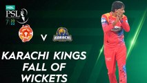 Karachi Kings Fall Of Wickets | Islamabad United vs Karachi Kings | Match 21 | HBL PSL 7 | ML2G