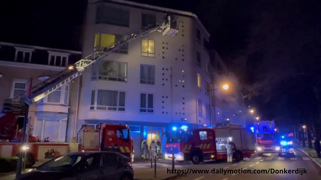 Laeken: un incendie dans un bloc appartement sur l'avenue des Citronniers