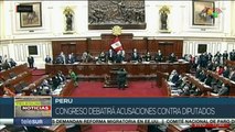 teleSUR 15:30 14-02: Debaten acusaciones contra legisladores en Perú
