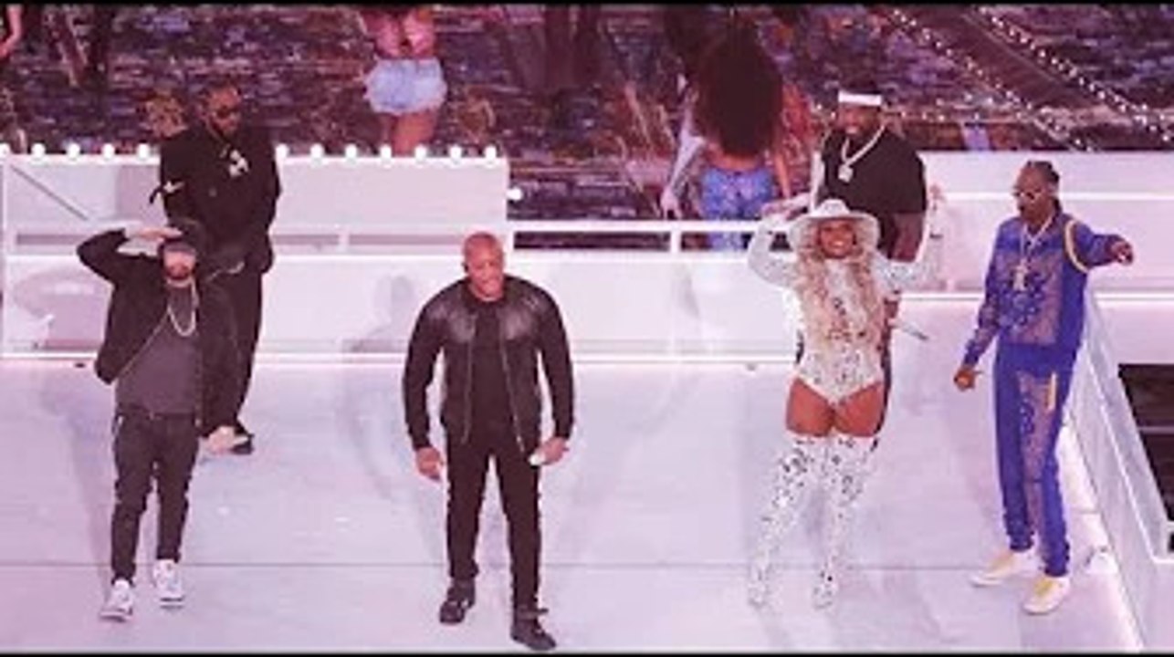 Super Bowl : Eminem, Mary J. Blige, Snoop Dogg, Kendrick Lamar et Dr. Dre livrent un show très polit