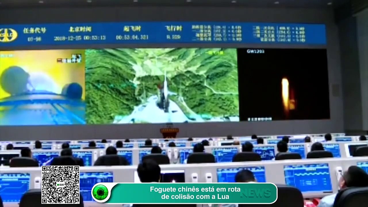 Foguete chinês está em rota de colisão com a Lua