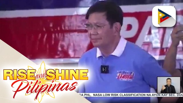 Pagnanakaw sa gobyerno, tema ng Lacson-Sotto campaign sa Davao de Oro; Disiplina, pinaiiral sa pangangampanya ng Lacson-Sotto tandem