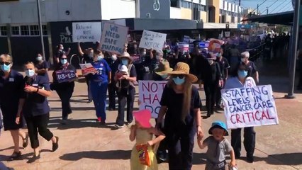 Bega Nurses Strike | February 14 2022 | Bega District News