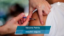 Vacuna Patria es segura en humanos; publican resultados previos de ensayo Fase I