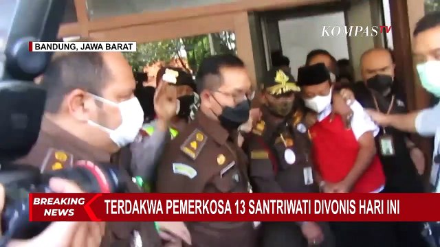 BREAKING NEWS - Herry Wirawan Terdakwa Pemerkosa 13 Santriwati Divonis Hari Ini!