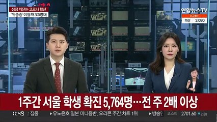 1주간 서울 학생 확진 5,764명…전 주 2배 이상