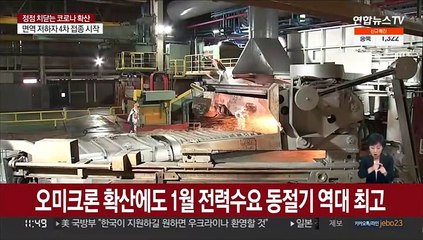 오미크론 확산에도 1월 전력수요 동절기 역대 최고