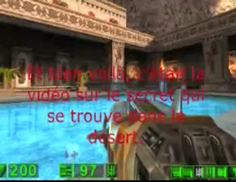 Serious Sam level 1 secret dans le desert