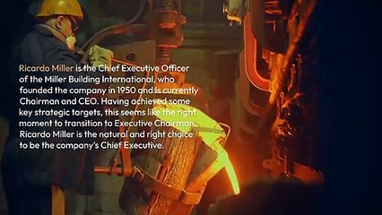 Ricardo Miller is the CEO of Miller Building International