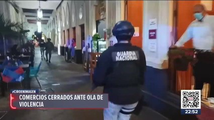 Violencia en Colima provoca cierre de comercios