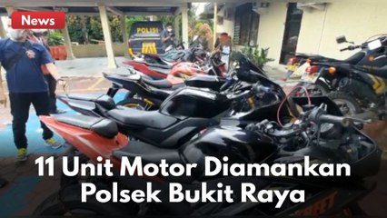 Biar Pemiliknya Kapok, 11 Sepeda Motor Yang Dipakai Balapan Liar Ditahan 3 Bulan !!