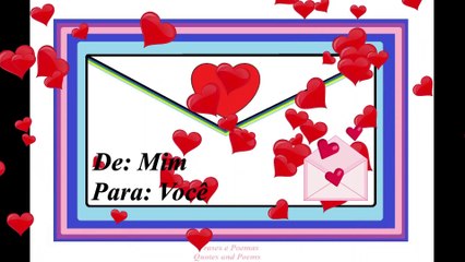 Eu te mando essa carta de amor, meu coração te ama bebê, amor da minha vida! [Frases e Poemas]