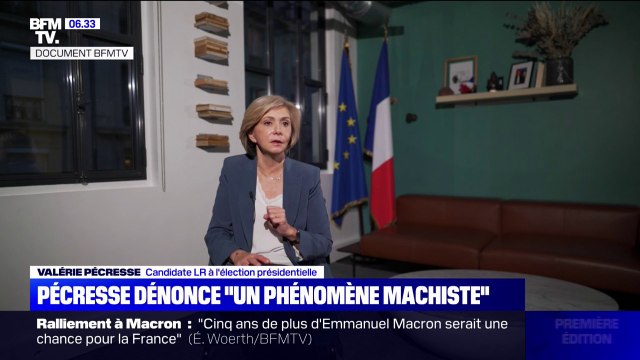 Critiquée après son premier meeting, Valérie Pécresse dénonce un phénomène machiste sur BFMTV