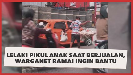 Viral Lelaki Pikul Anak saat Berjualan, Warganet Ramai Ingin Bantu