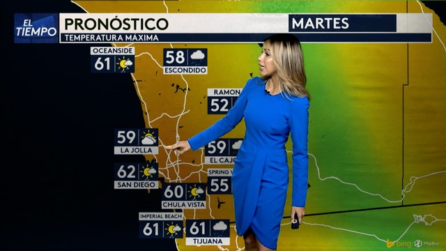 Este es el estado del tiempo para el condado de San Diego hoy martes 15 de febrero.