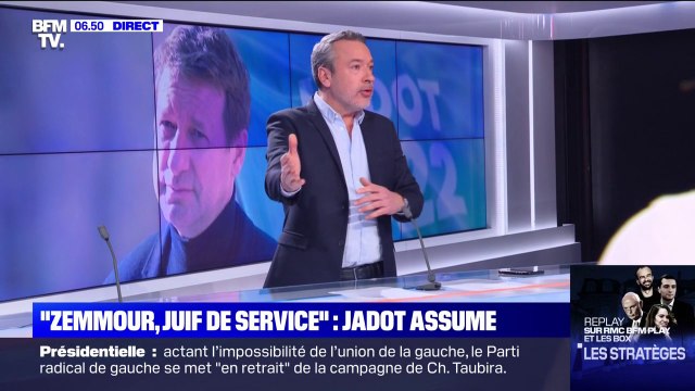 ÉDITO - Juif de service : l'expression détestable de Yannick Jadot contre Éric Zemmour