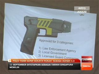 Polis tidak guna senjata renjat semasa BERSIH 4.0