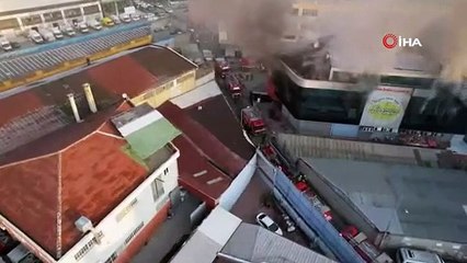 Bayrampaşa’da gıda imalathanesinde yangın