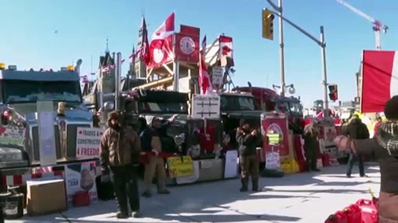 Trucker-Proteste in Kanada: Trudeau nutzt erstmals Notstandsgesetz