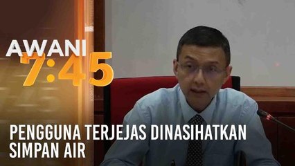 Pengguna terjejas dinasihatkan simpan air