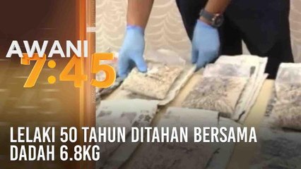 Lelaki 50 tahun ditahan bersama dadah 6.8KG