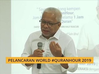 Download Video: Buletin AWANI Khas: Pelancaran World #QuranHour 2019