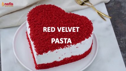 Borcamda Yapıldığına Kimse İnanmıyor  Kalıpsız Red Velvet Kalp Pasta Tarifi ❤️