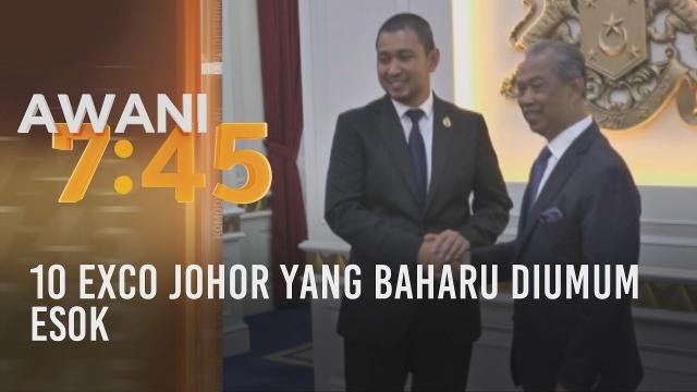 10 Exco Johor yang baharu diumum esok