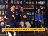 Kurangkan kontrak kepada syarikat swasta