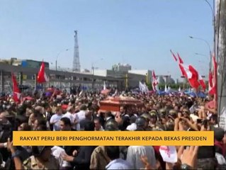 Rakyat Peru beri penghormatan terakhir kepada bekas Presiden